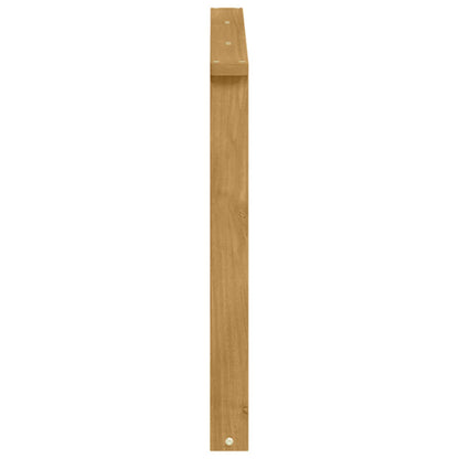 vidaXL Armrests Module 2 pcs White 80 x 6 x 61 cm Solid Acacia Wood