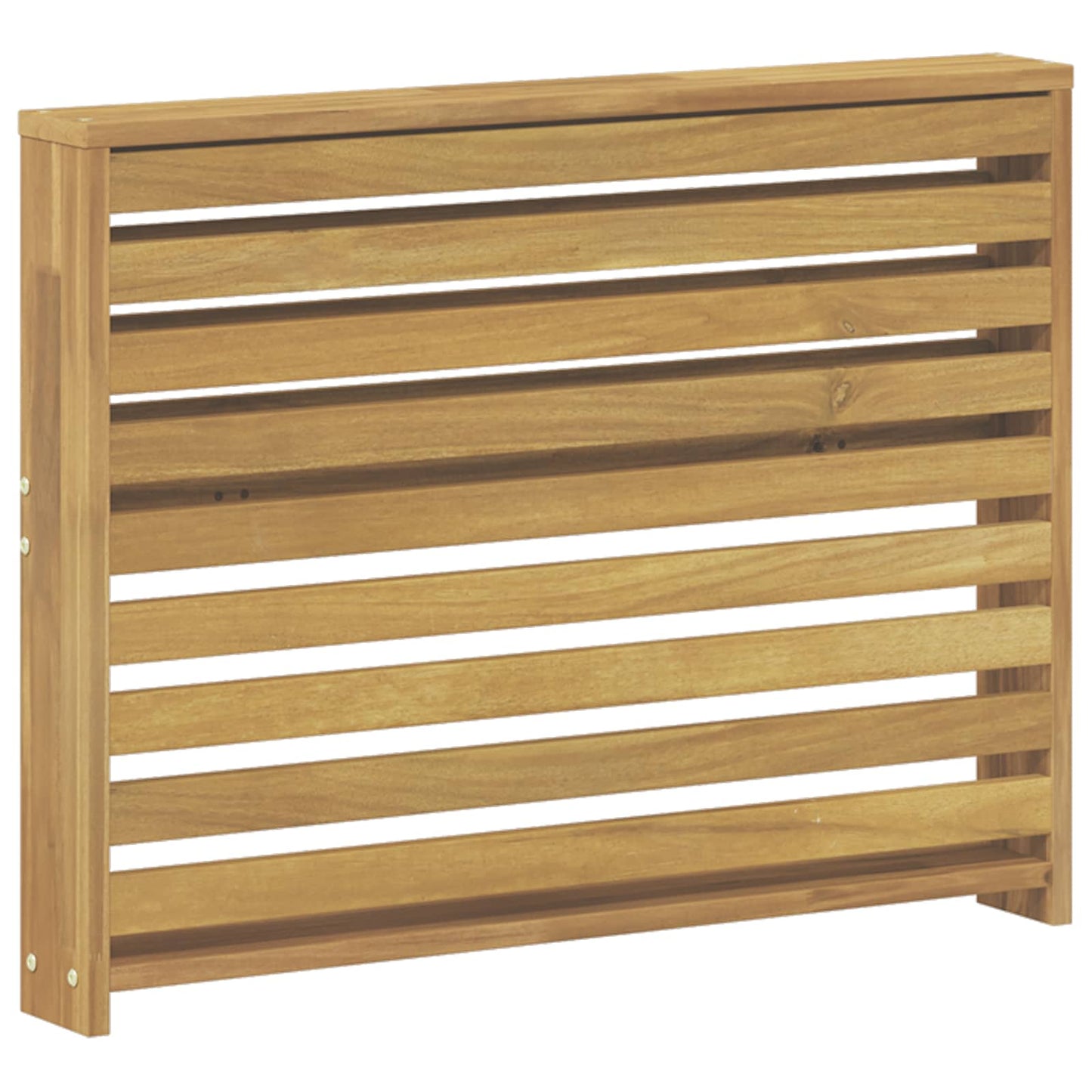vidaXL Armrests Module 2 pcs White 78.5 x 10 x 61 cm Solid Acacia Wood