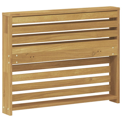 vidaXL Armrests Module 2 pcs White 78.5 x 10 x 61 cm Solid Acacia Wood