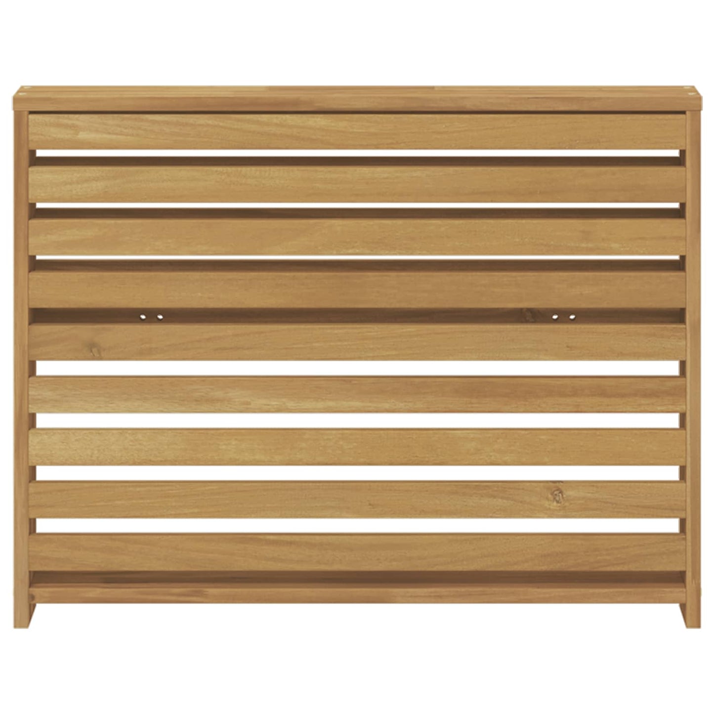 vidaXL Armrests Module 2 pcs White 78.5 x 10 x 61 cm Solid Acacia Wood