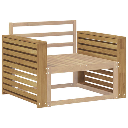 vidaXL Armrests Module 2 pcs White 78.5 x 10 x 61 cm Solid Acacia Wood