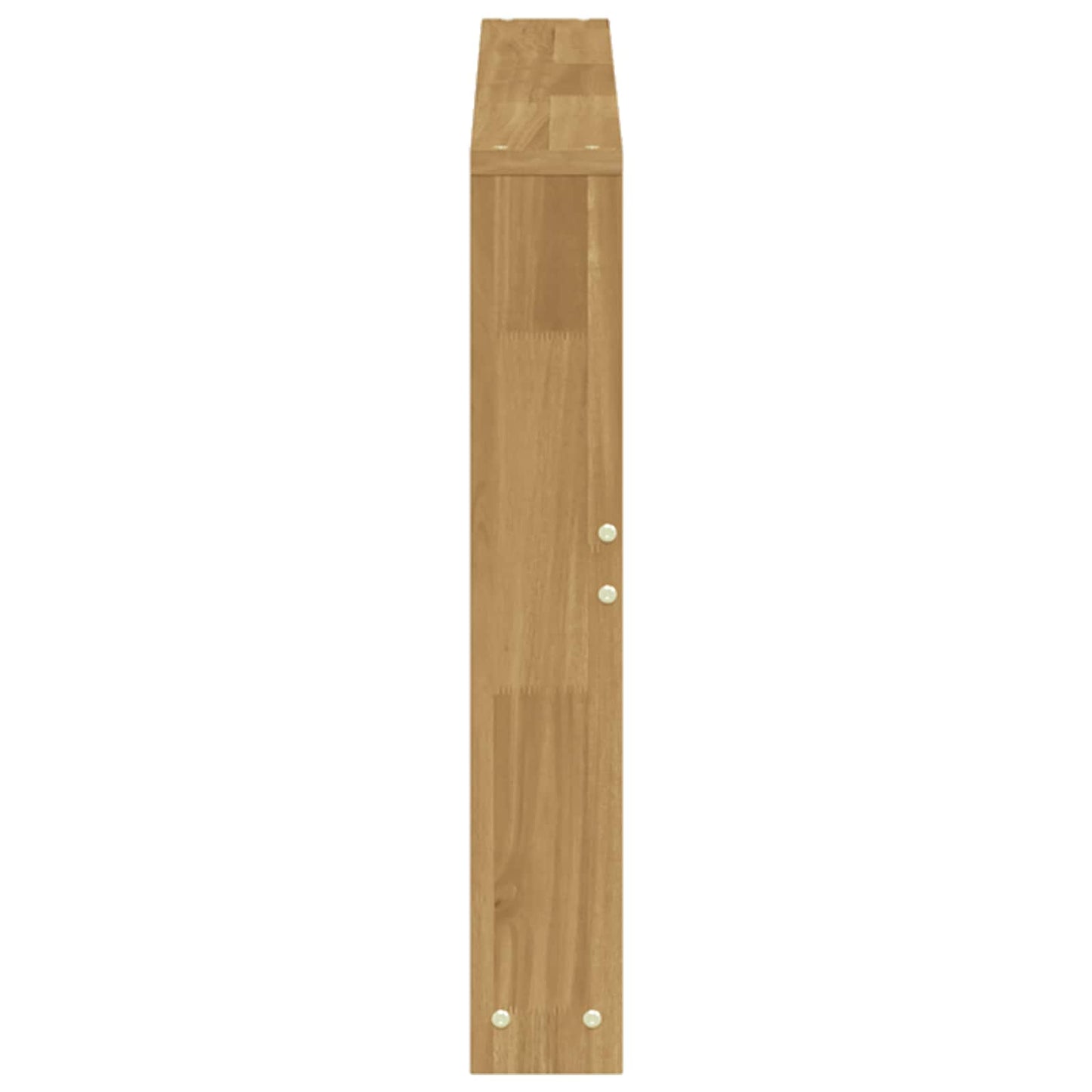 vidaXL Armrests Module 2 pcs White 78.5 x 10 x 61 cm Solid Acacia Wood