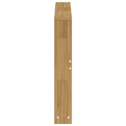 vidaXL Armrests Module 2 pcs White 78.5 x 10 x 61 cm Solid Acacia Wood
