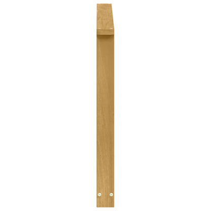 vidaXL Armrests Module 2 pcs White 80 x 6 x 61 cm Solid Acacia Wood