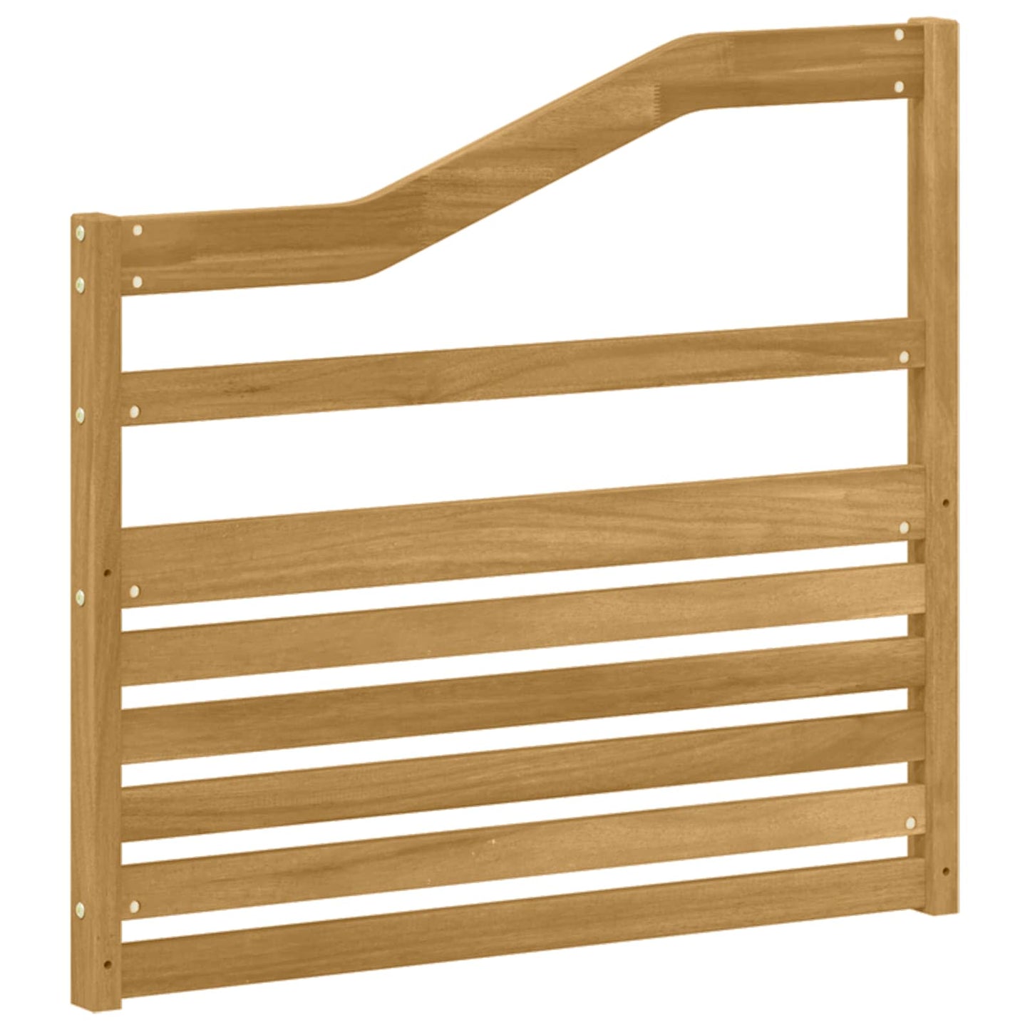 vidaXL Armrests Module 2 pcs White 79 x 4 x 73 cm Solid Acacia Wood