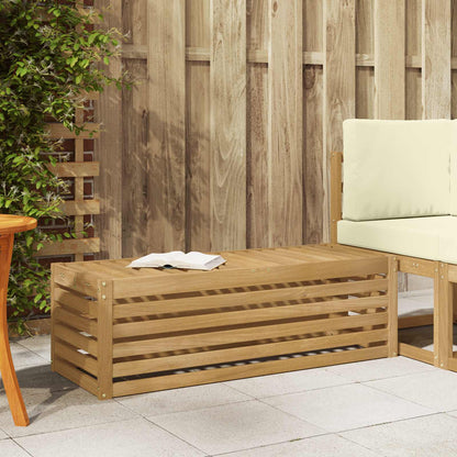 vidaXL Outdoor Stool Bench White 115 x 43 x 37 cm Solid Acacia Wood