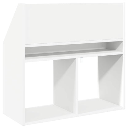 vidaXL Kids Bookshelf White 72.5 x 29.5 x 69 cm Engineered Wood