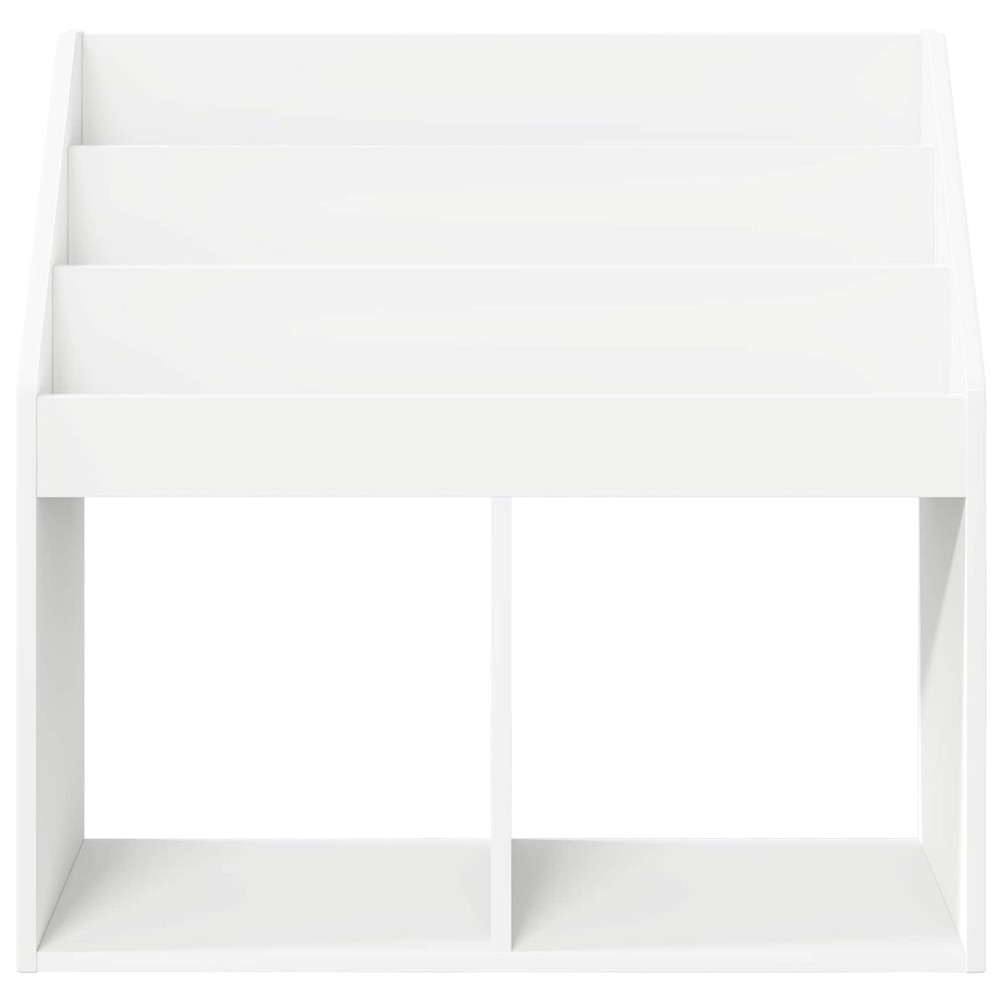 vidaXL Kids Bookshelf White 72.5 x 29.5 x 69 cm Engineered Wood
