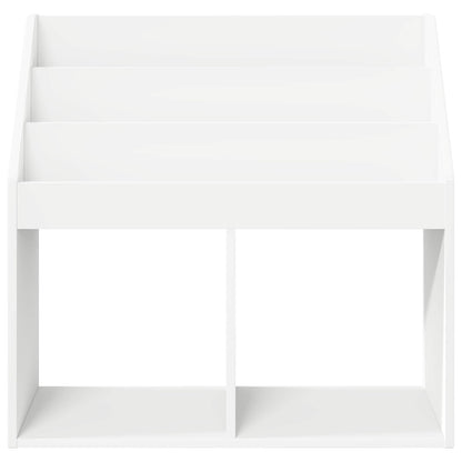 vidaXL Kids Bookshelf White 72.5 x 29.5 x 69 cm Engineered Wood