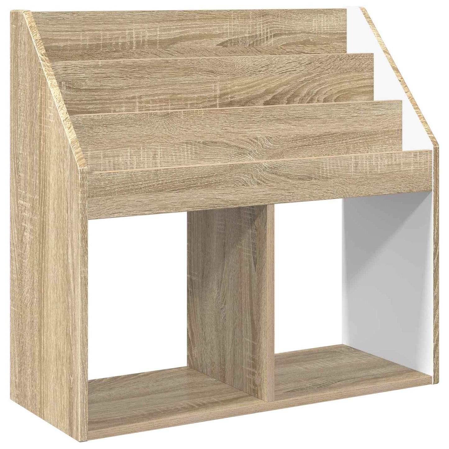 vidaXL Kids Bookshelf Sonoma Oak 72.5 x 29.5 x 69 cm Engineered Wood