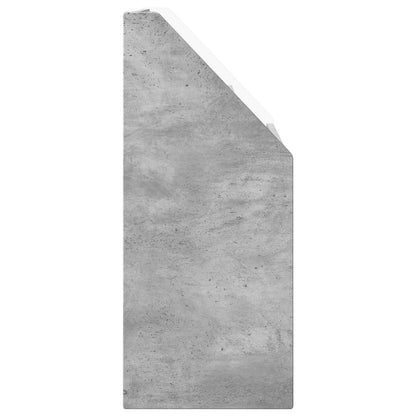 vidaXL Kids Bookshelf with Storage Concrete Grey 72.5 x 29.5 x 69 cm