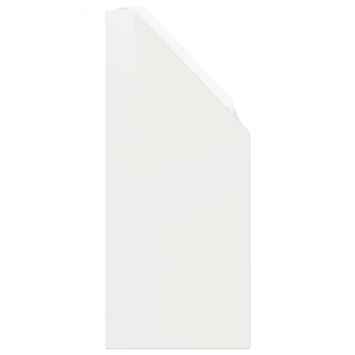 vidaXL Kids Bookshelf High Gloss White 72.5 x 29.5 x 69 cm