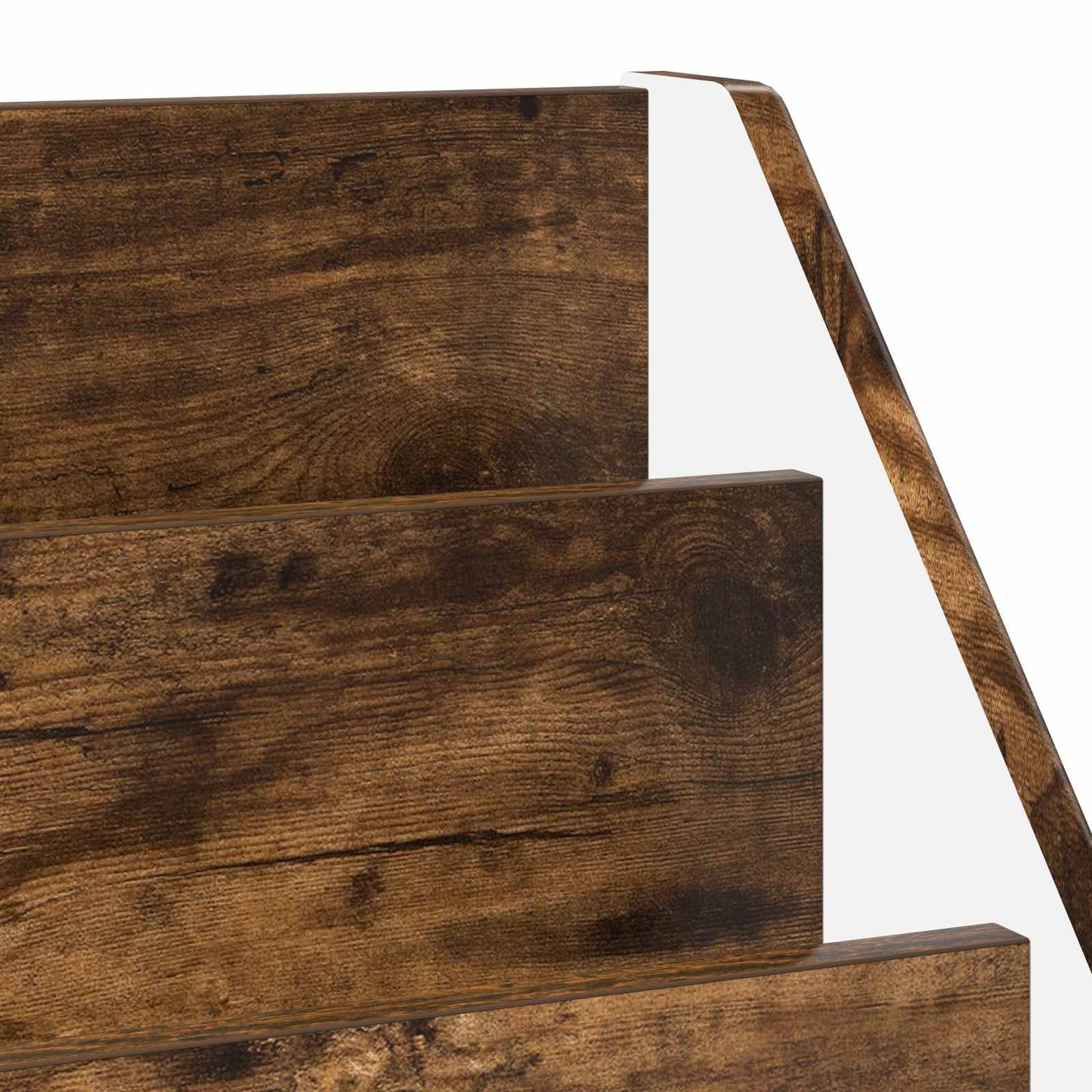 vidaXL Kids Bookshelf Smoked Oak 72.5 x 29.5 x 69 cm Engineered Wood