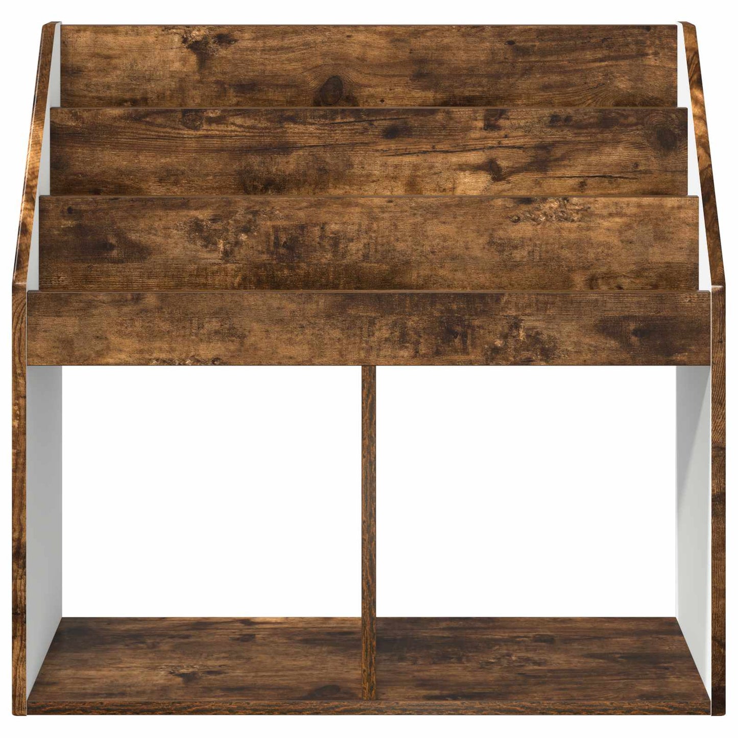 vidaXL Kids Bookshelf Smoked Oak 72.5 x 29.5 x 69 cm Engineered Wood