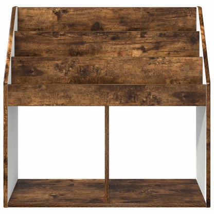 vidaXL Kids Bookshelf Smoked Oak 72.5 x 29.5 x 69 cm Engineered Wood