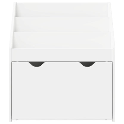 vidaXL Kids Bookshelf White 60 x 29.5 x 69 cm Engineered Wood