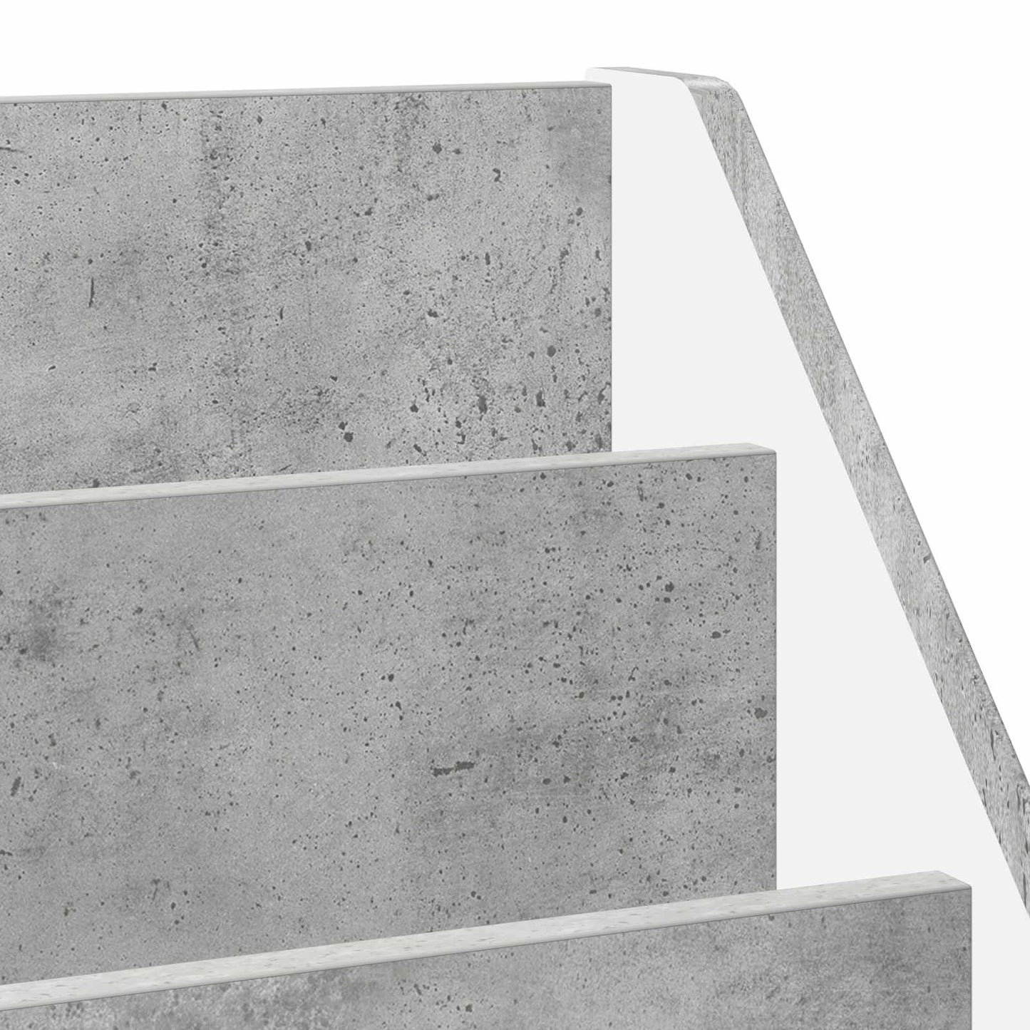 vidaXL Kids Bookshelf Concrete Grey 60 x 29.5 x 69 cm Engineered Wood