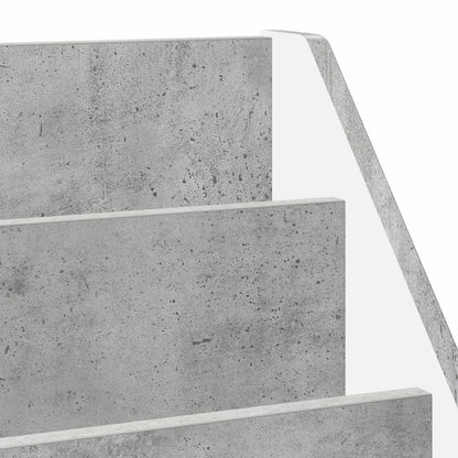 vidaXL Kids Bookshelf Concrete Grey 60 x 29.5 x 69 cm Engineered Wood