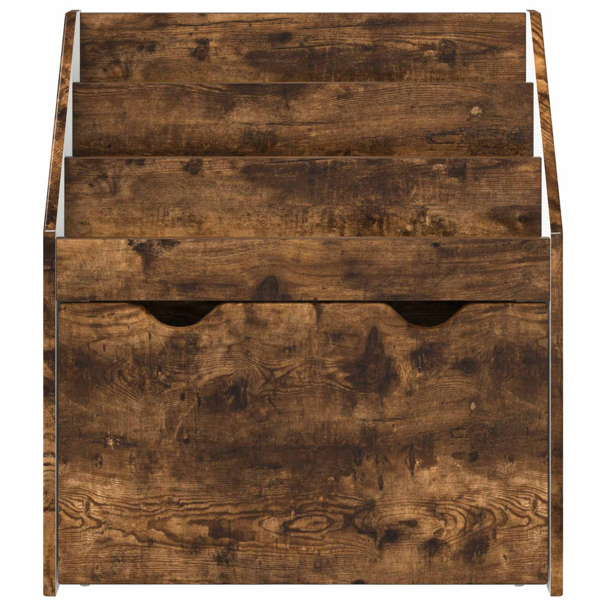 vidaXL Kids Bookshelf Smoked Oak 60 x 29.5 x 69 cm Engineered Wood