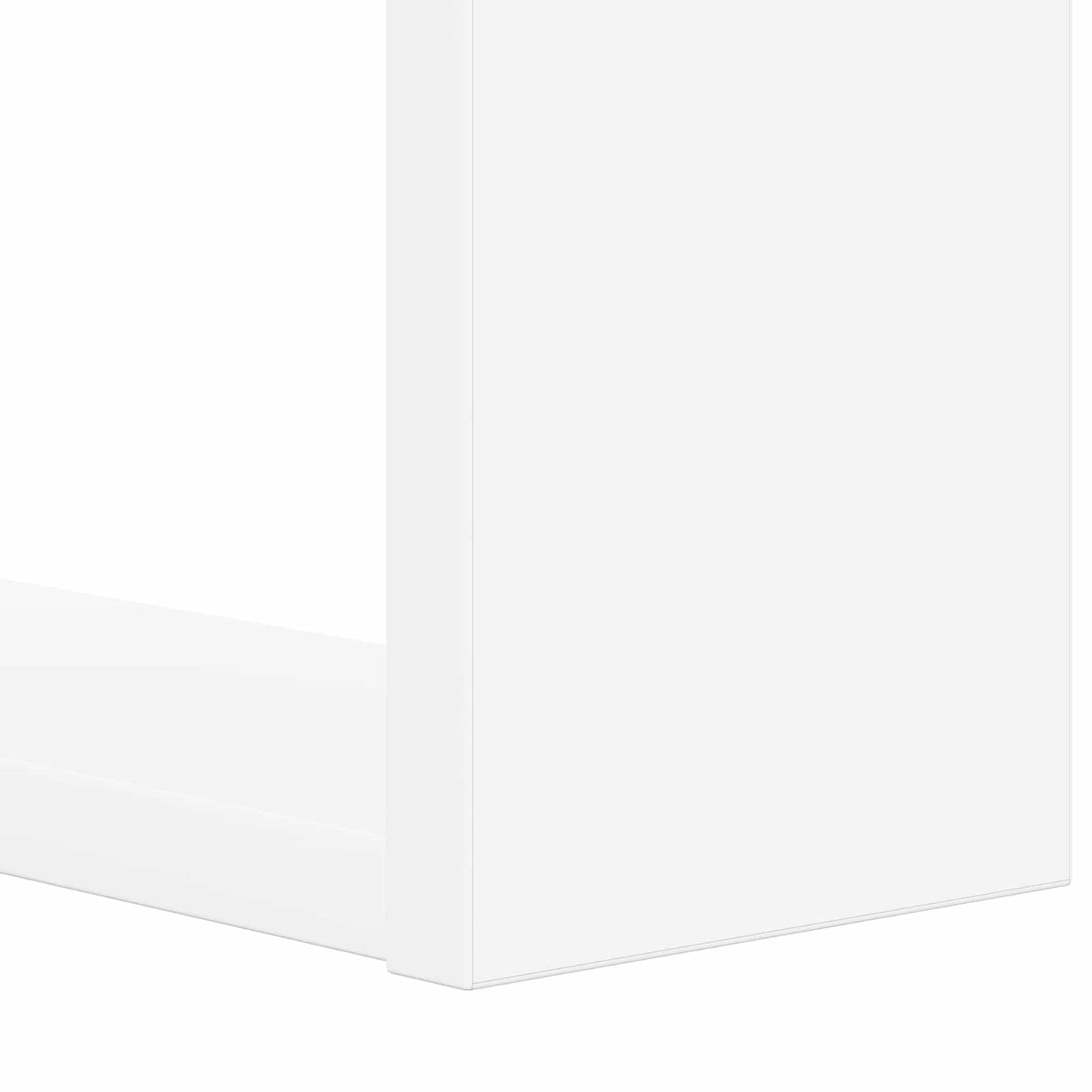 vidaXL Bookshelf 2-Tier 52 x 25 x 71.5 cm Engineered Wood White