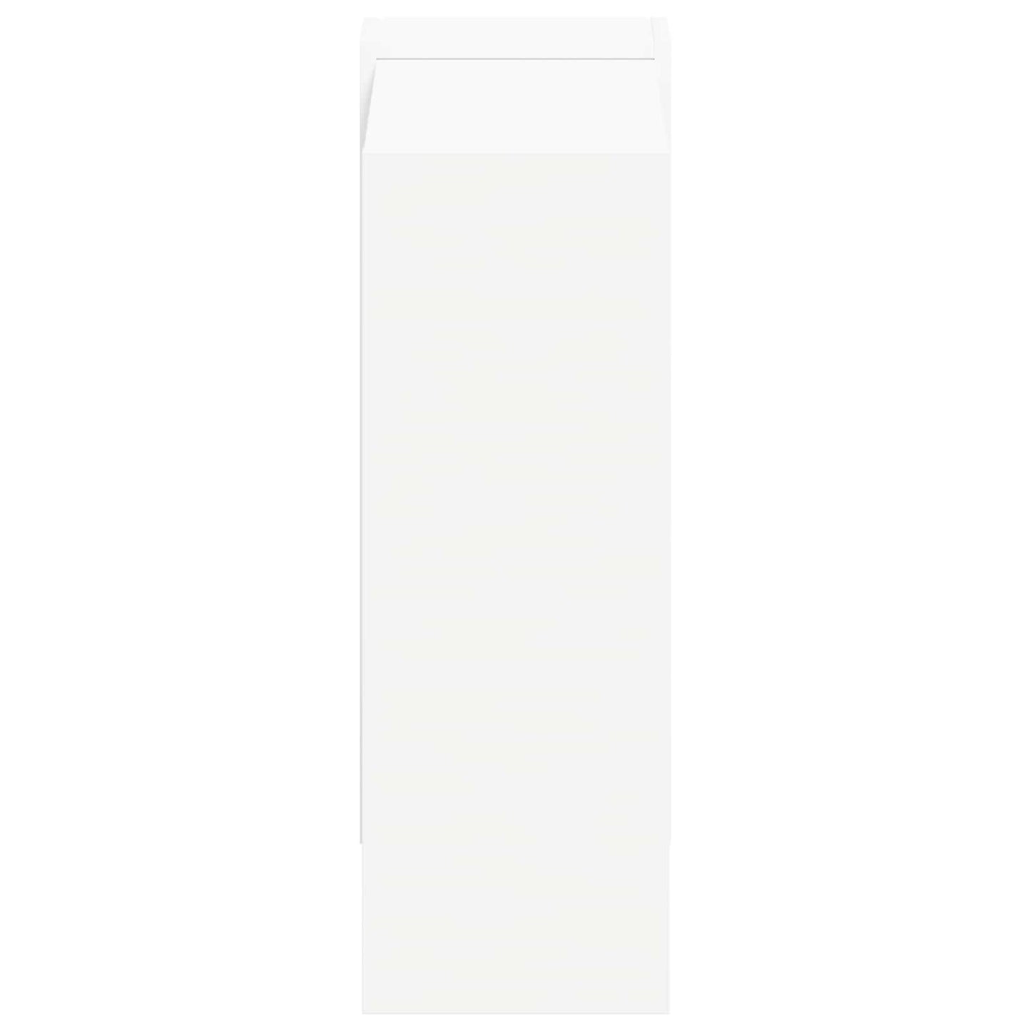 vidaXL Bookshelf 2-Tier 52 x 25 x 71.5 cm Engineered Wood White