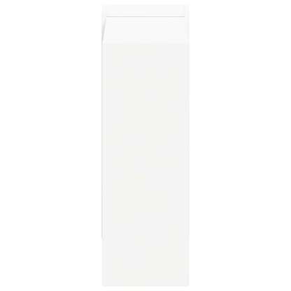 vidaXL Bookshelf 2-Tier 52 x 25 x 71.5 cm Engineered Wood White