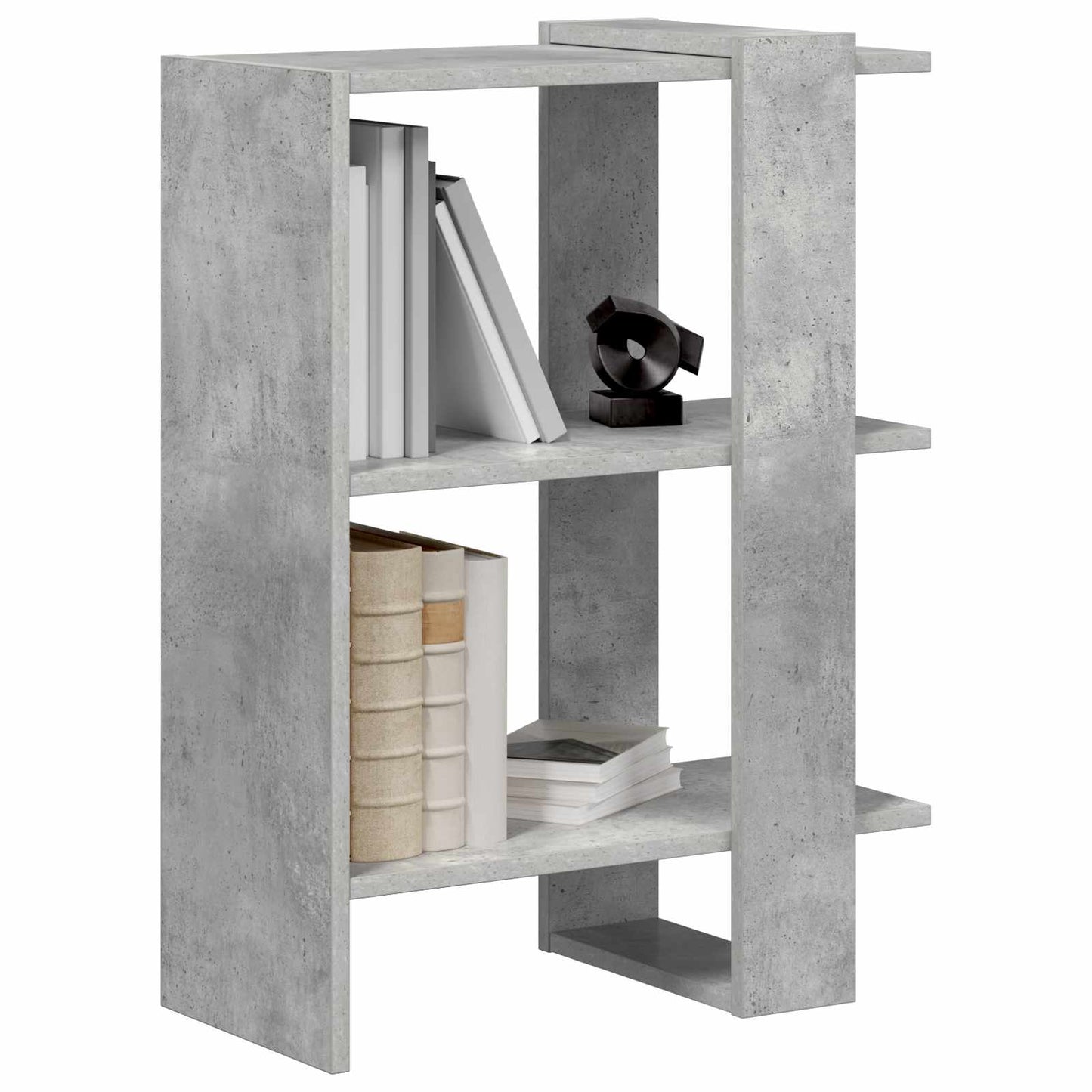 vidaXL Bookshelf 2-Tier 52 x 25 x 71.5 cm Engineered Wood