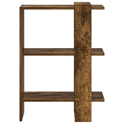 vidaXL Bookshelf 2-Tier 52 x 25 x 71.5 cm Engineered Wood Smoked Oak