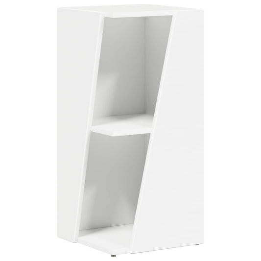vidaXL Side Shelf 33 x 32 x 70.5 cm Engineered Wood White