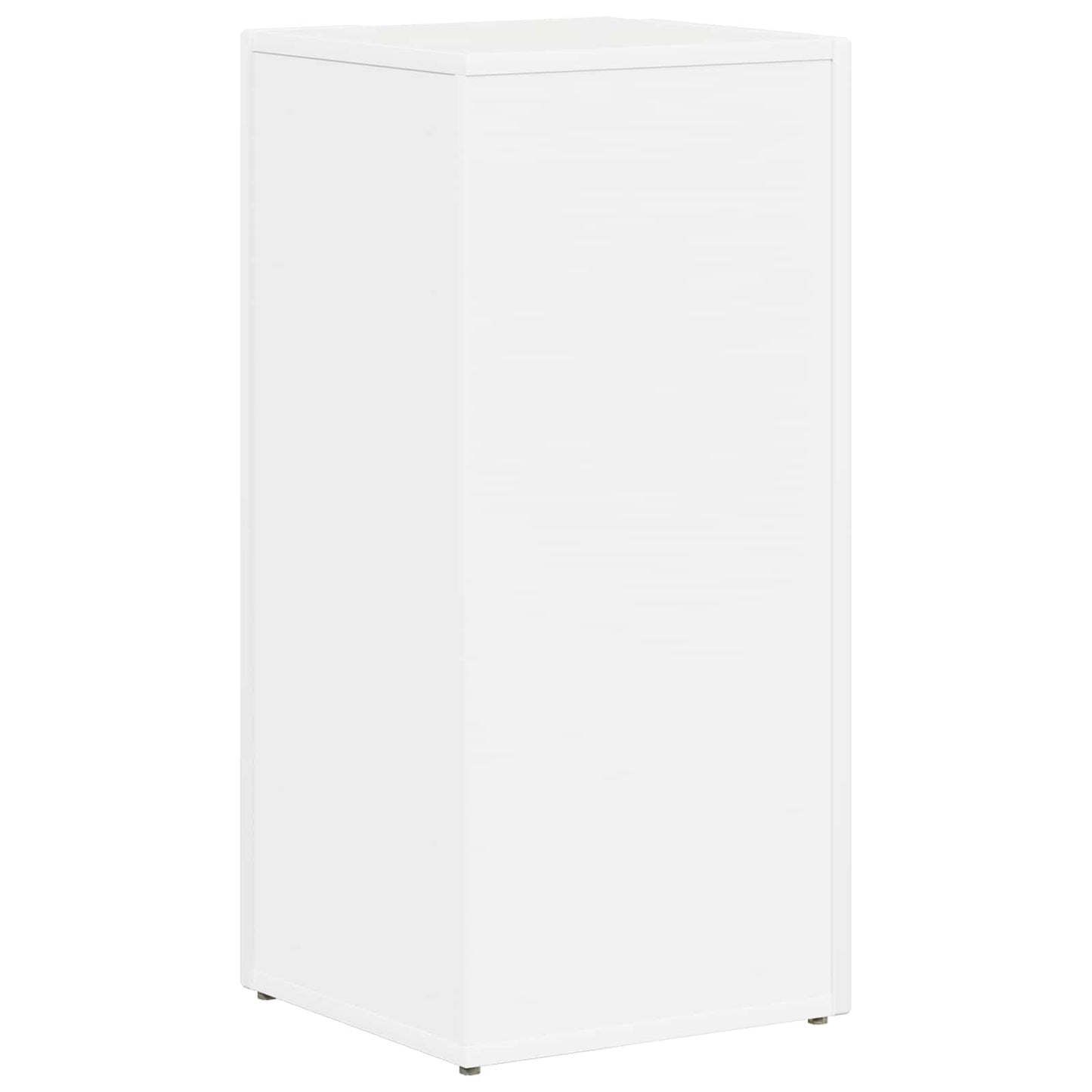 vidaXL Side Shelf 33 x 32 x 70.5 cm Engineered Wood White