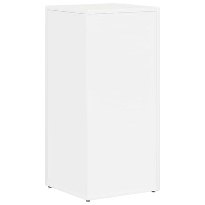 vidaXL Side Shelf 33 x 32 x 70.5 cm Engineered Wood White