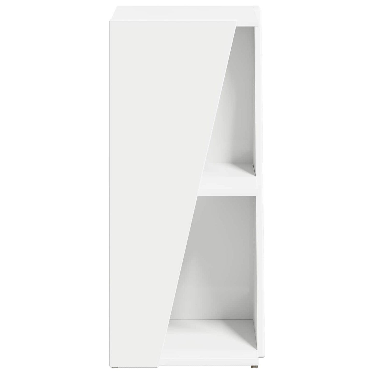 vidaXL Side Shelf 33 x 32 x 70.5 cm Engineered Wood White