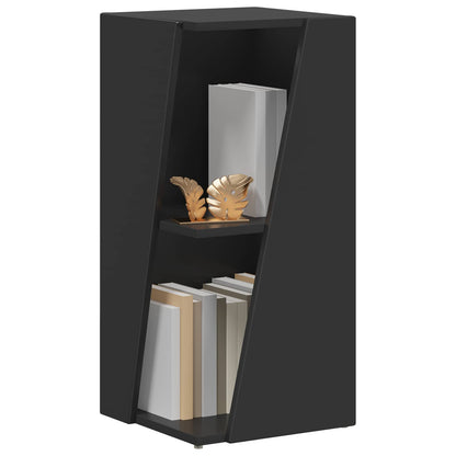 vidaXL Side Shelf 33 x 32 x 70.5 cm Engineered Wood Black