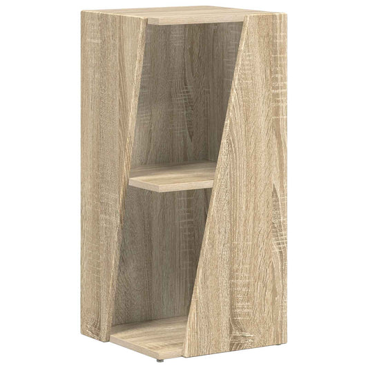 vidaXL Side Shelf Sonoma Oak 33 x 32 x 70.5 cm Engineered Wood
