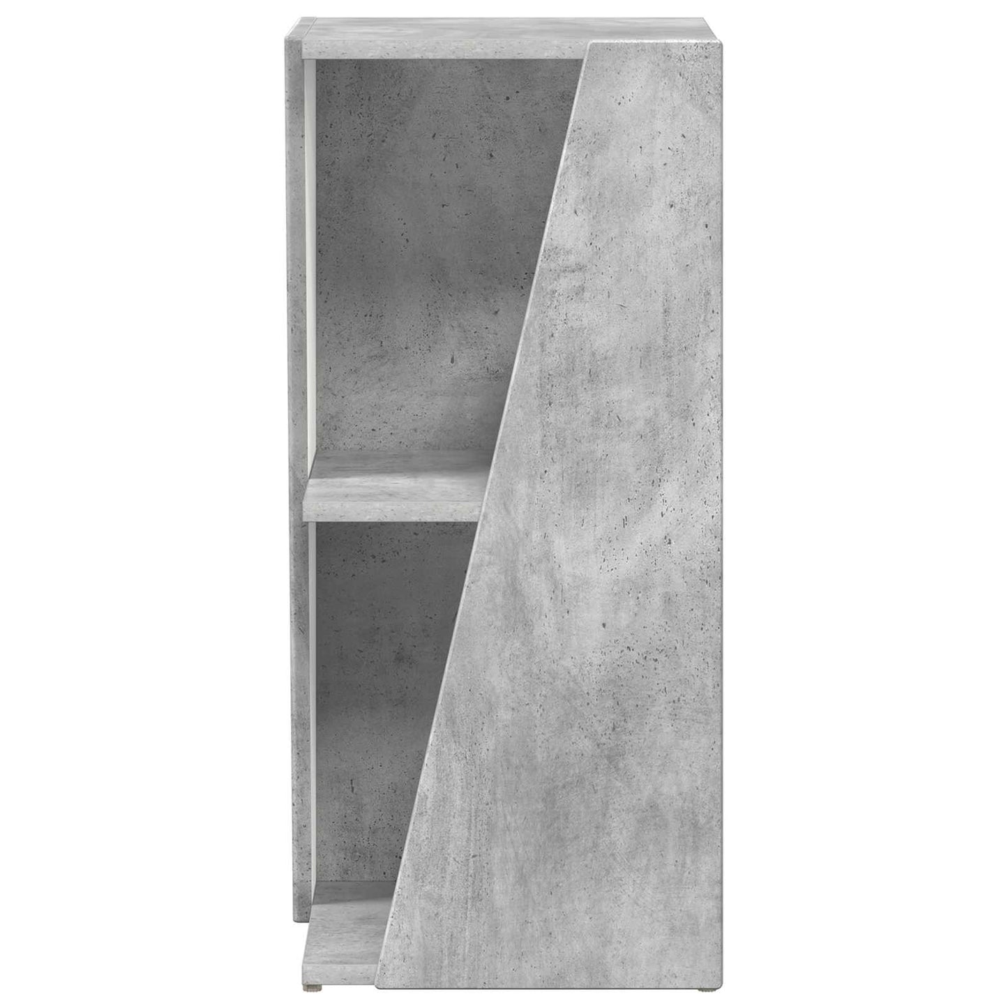 vidaXL Side Shelf 33 x 32 x 70.5 cm Engineered Wood Concrete Grey