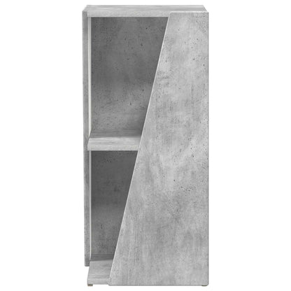 vidaXL Side Shelf 33 x 32 x 70.5 cm Engineered Wood Concrete Grey