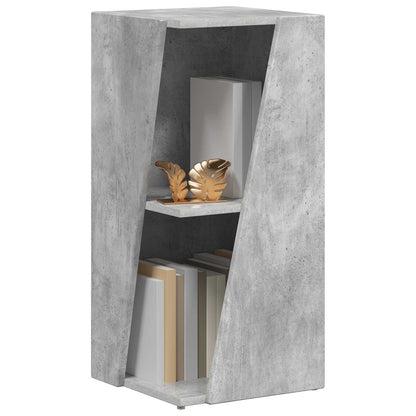 vidaXL Side Shelf 33 x 32 x 70.5 cm Engineered Wood Concrete Grey