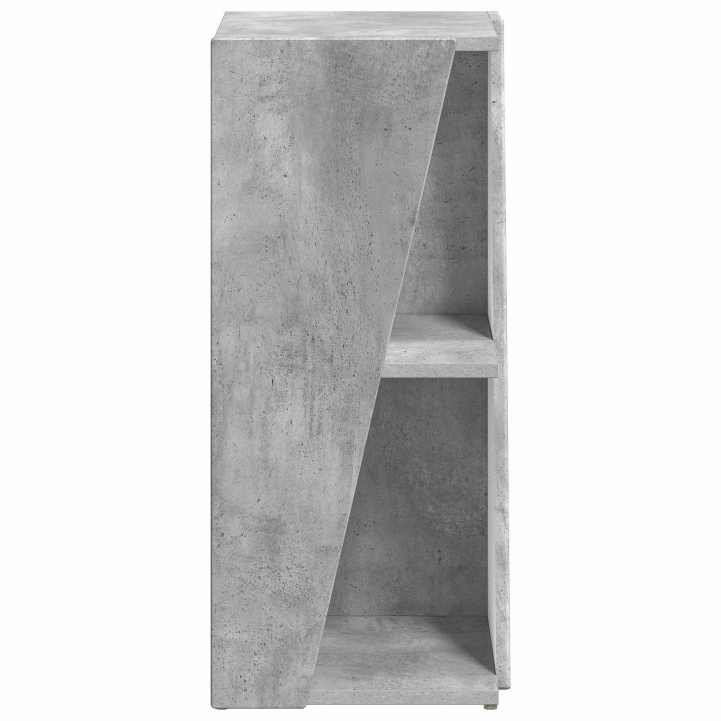 vidaXL Side Shelf 33 x 32 x 70.5 cm Engineered Wood Concrete Grey