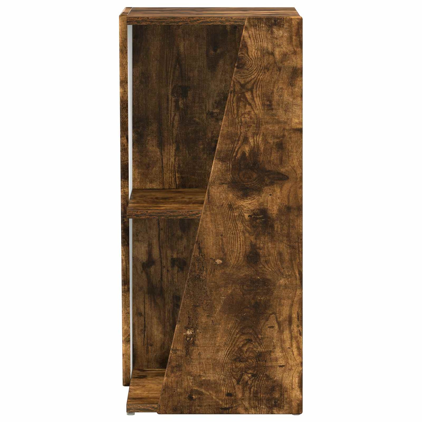vidaXL Side Shelf Smoked Oak 33 x 32 x 70.5 cm Engineered Wood