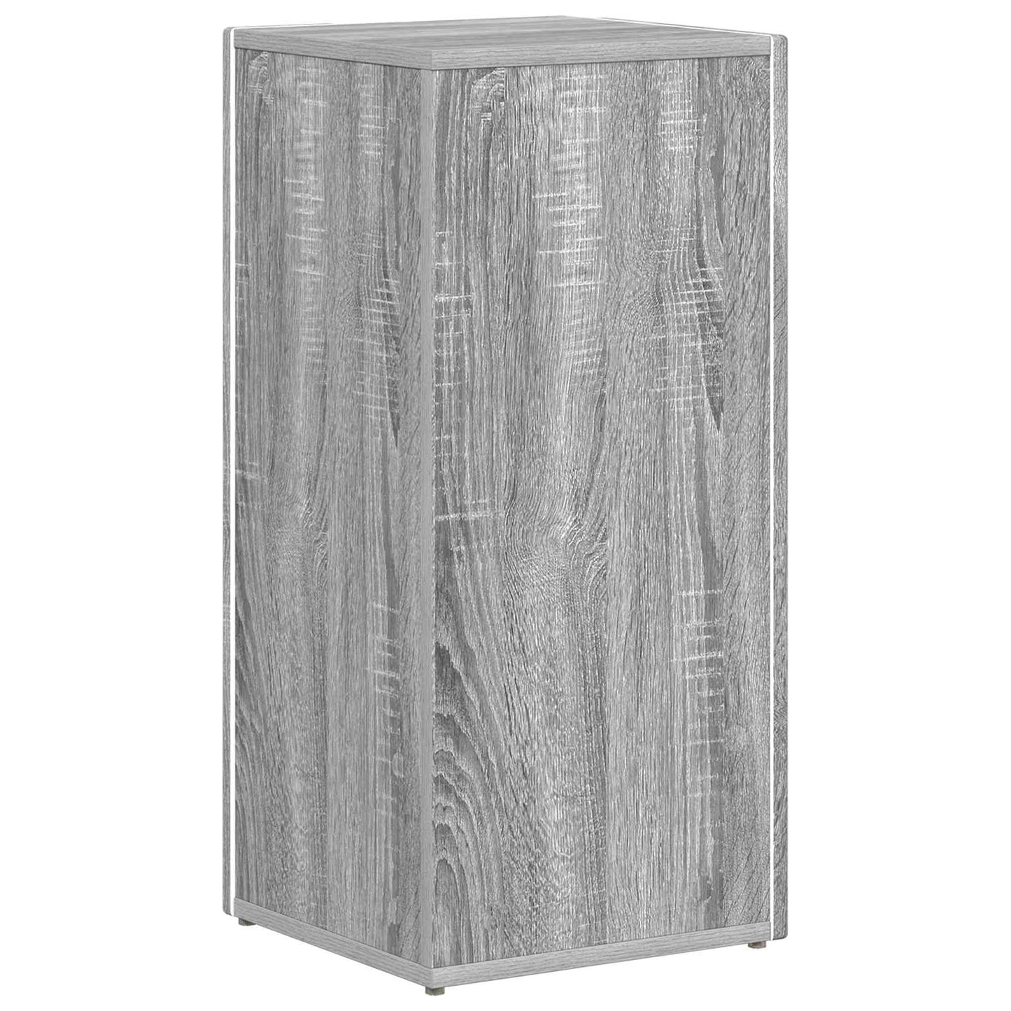 vidaXL Side Shelf 33 x 32 x 70.5 cm Engineered Wood Grey Sonoma
