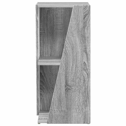 vidaXL Side Shelf 33 x 32 x 70.5 cm Engineered Wood Grey Sonoma