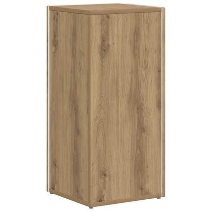 vidaXL Side Shelf 33 x 32 x 70.5 cm Engineered Wood Artisan Oak