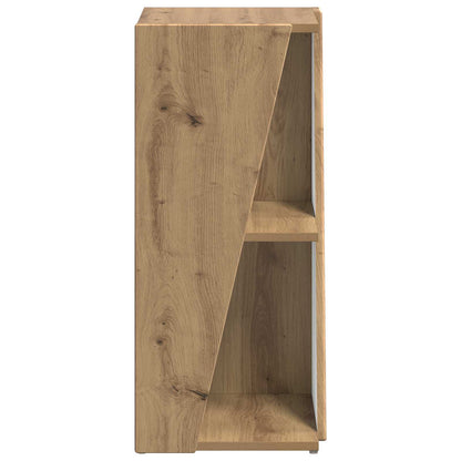 vidaXL Side Shelf 33 x 32 x 70.5 cm Engineered Wood Artisan Oak