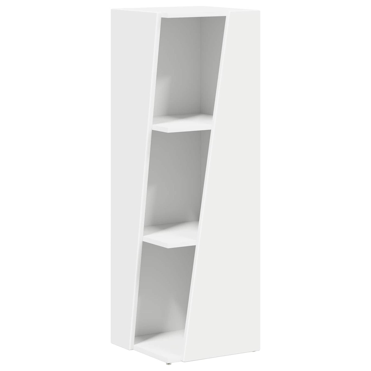 vidaXL Side Shelf 33 x 32 x 100.5 cm Engineered Wood White