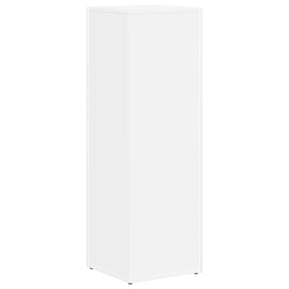 vidaXL Side Shelf 33 x 32 x 100.5 cm Engineered Wood White