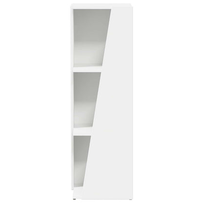 vidaXL Side Shelf White 33 x 32 x 100.5 cm Engineered Wood