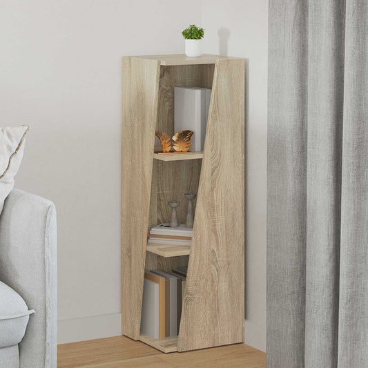 vidaXL Side Shelf Sonoma Oak 33 x 32 x 100.5 cm Engineered Wood