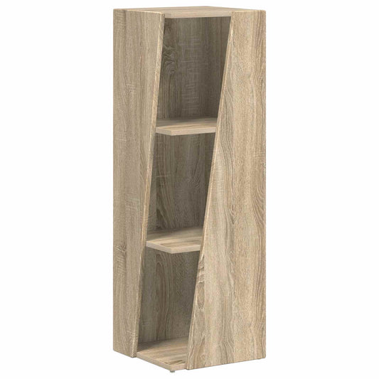 vidaXL Side Shelf 33 x 32 x 100.5 cm Engineered Wood Sonoma Oak