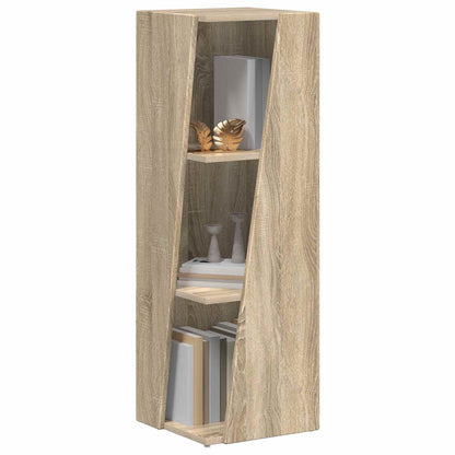 vidaXL Side Shelf 33 x 32 x 100.5 cm Engineered Wood Sonoma Oak