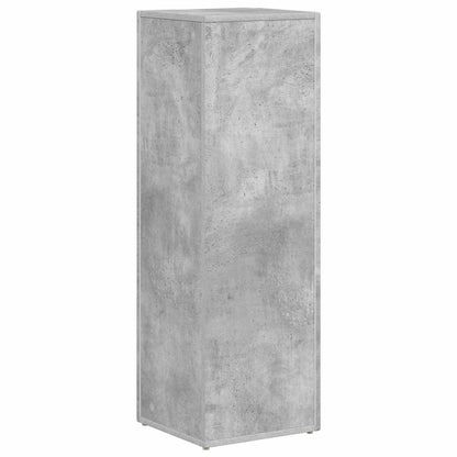 vidaXL Side Shelf 33 x 32 x 100.5 cm Engineered Wood Concrete Grey